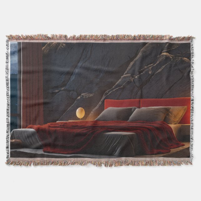 Couverture Plaid de jet moelleux pour chambre à coucher esthé (Devant)