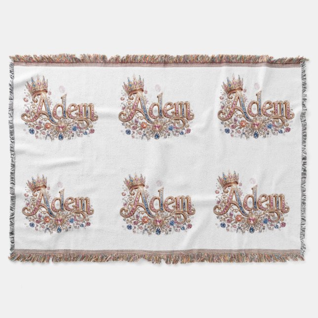 Couverture Plaid de jeté confortable Adam Crown (Devant)