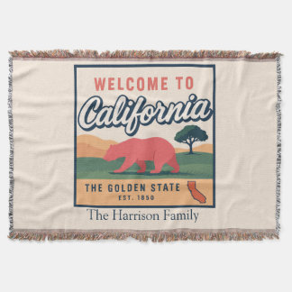 Couverture Plaid personnalisé de Californie