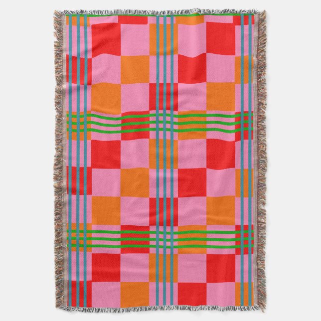 Couverture Plaid Rétro  (devant Vertical)
