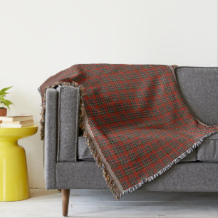 Couverture Plaid rouge classique de tartan royal de Stewart