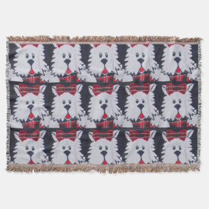 Couverture plaid scottish terrier chiot chien jeter couvertur
