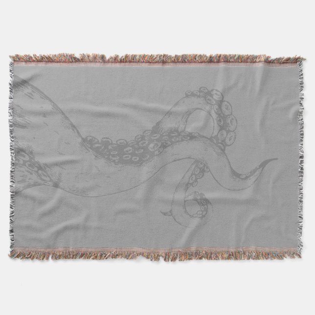 Couverture plaidoyer de tentacules de pieuvre gris sur gris (Devant)