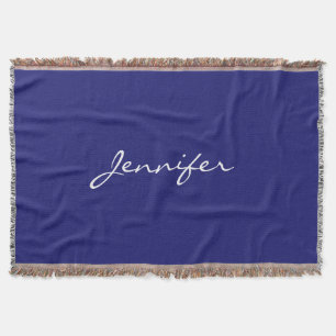 Couverture Plaine Bleue Moderne Unique