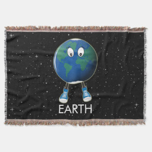 Couverture Planète Terre et étoiles
