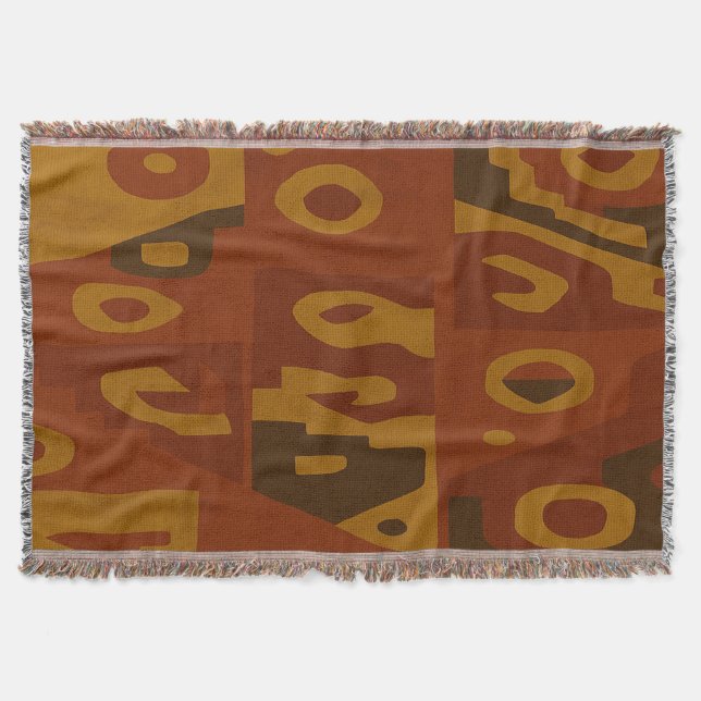 Couverture Plaque de jet tribal marron (Devant)