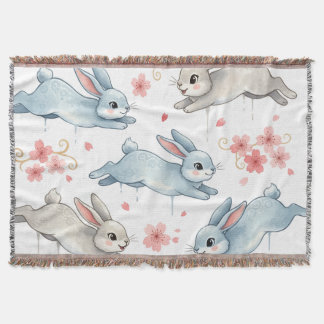 Couverture Playful Rabbits in a Blooming Dream
