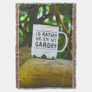 Couverture Plutôt Être Dans Mon Jardin Nouveauté Drôle
