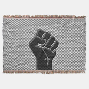Couverture Poing de solidarité en fibre de carbone style d'im