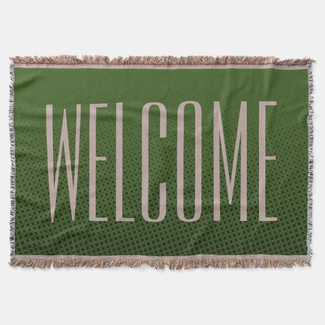 Couverture Points amusants Motif vert foncé + votre texte (Devant)