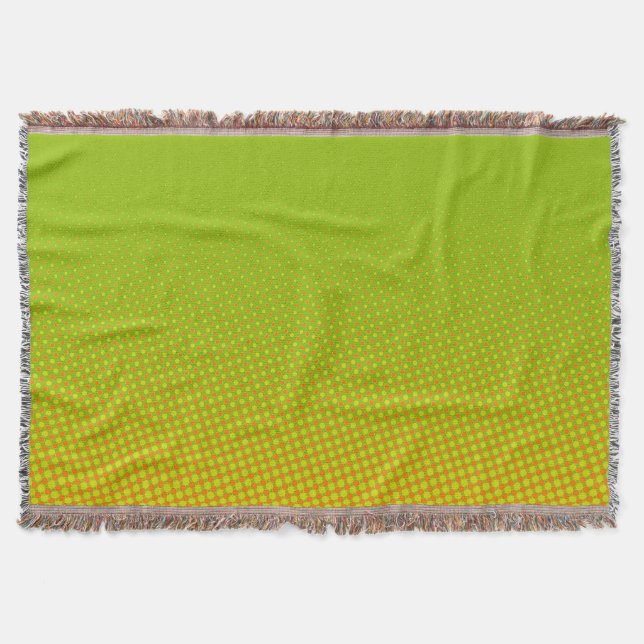 Couverture Points amusants Motif vert orange + votre idée (Devant)