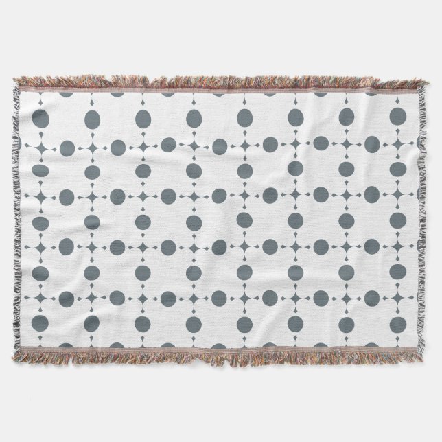 Couverture Points gris, motif à pois, points, pois (Devant)