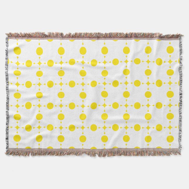 Couverture Points jaunes, Motif à pois, Pois, Pointillé (Devant)