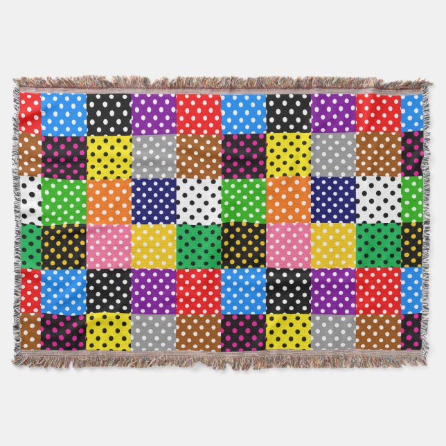 Couverture Pois de surfaces composées multicolores (Devant)