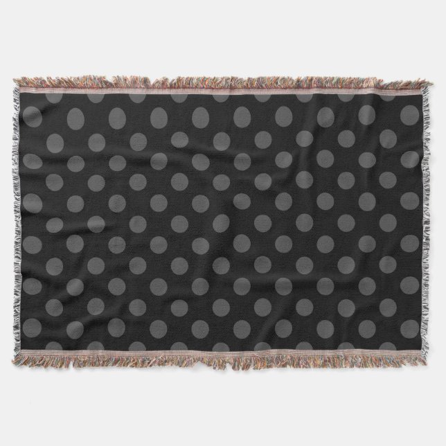 Couverture Pois gris sur noir (Devant)