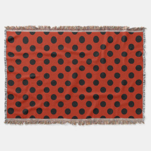 Couverture Pois noirs en rouge