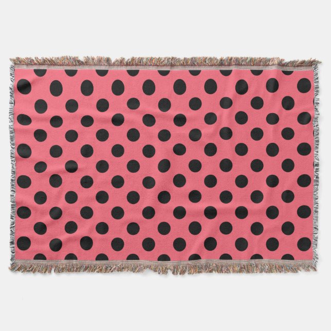 Couverture Pois noirs sur corail (Devant)