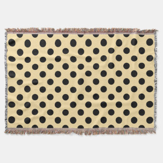 Couverture Pois noirs sur jaune pâle