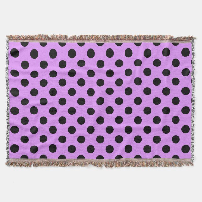 Couverture Pois noirs sur lilas (Devant)