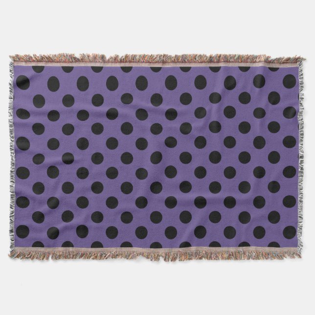 Couverture Pois noirs sur ultra violet (Devant)
