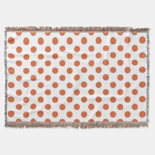 Couverture Pois orange brûlés