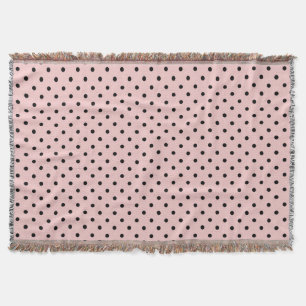 Couverture Pois rose noir