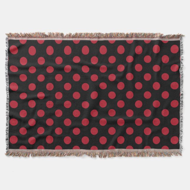 Couverture Pois rouge et noir (Devant)