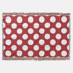 Couverture Pois rouges, Motif à points polka, points, pointil