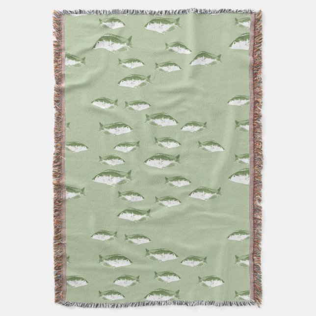 Couverture Poisson vert olive (devant Vertical)