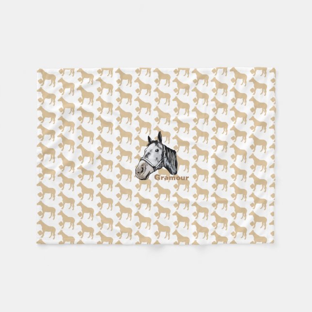 COUVERTURE POLAIRE ケイメイ牧場　グラマーちゃん シルエット＆顔出し (Devant (Horizontal))