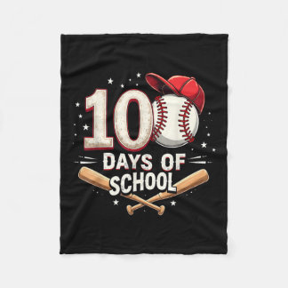 Couverture Polaire 100 Jours De Baseball Scolaire 100E Jour D'École