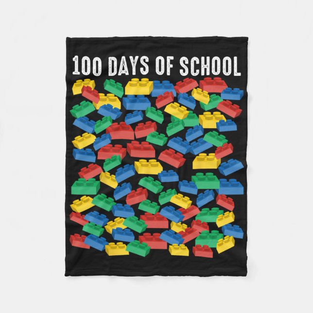 Couverture Polaire 100 Jours De Bâtiments Scolaires Blocs Maître Cons (Devant)