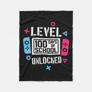 Couverture Polaire 100 Jours De Jeux Vidéo De Gamer Déverrouillés À L