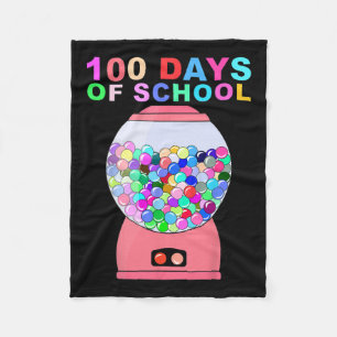 Couverture Polaire 100 Jours De Machine De Gumball Scolaire Pour Les