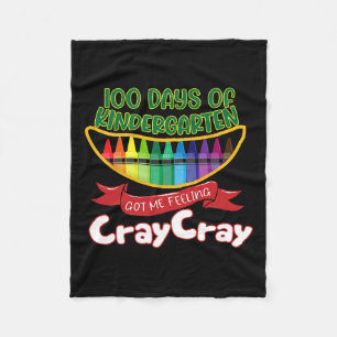 Couverture Polaire - 100 Jours De Maternelle M'Ont Fait Sentir Cray C