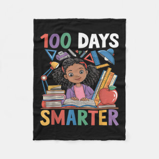 Couverture Polaire 100 Jours D'École Chemise Afro Fille Enfants 100èm