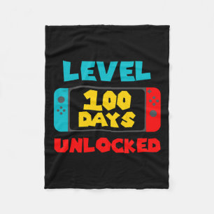 Couverture Polaire 100 jours d'école débloqués Joueur de vidéo du 100