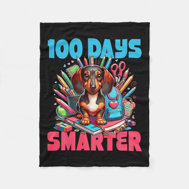 Couverture Polaire 100ème Jour De L'École 100 Jours Smarte (Devant)