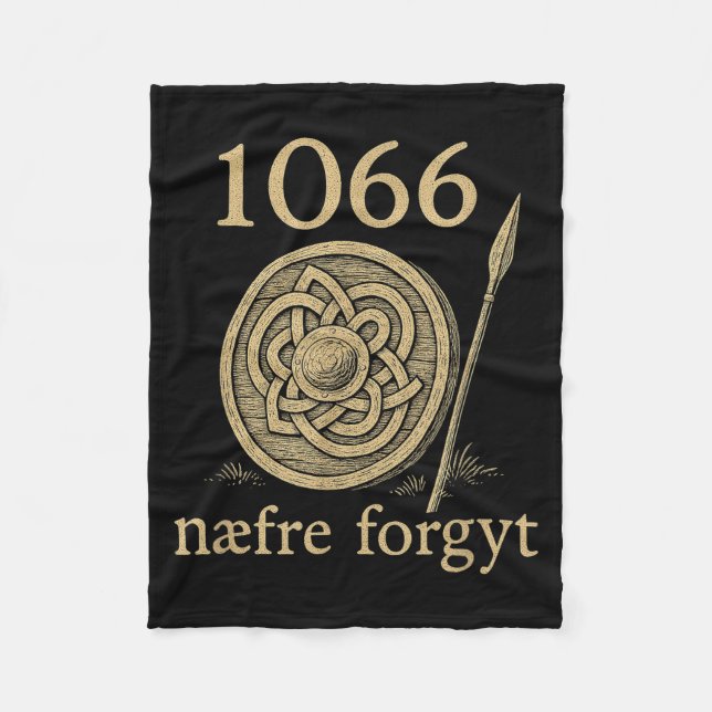 Couverture Polaire 1066 Naefre Forgyt Never Forget Viking England His (Devant)