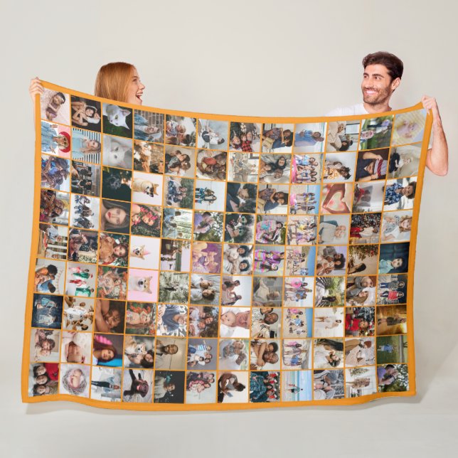 Couverture Polaire 108 Collage de photos  Unique Personnalisé DIY Sur (En situation)