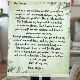 Couverture Polaire 10 ans d'amour : un message d'anniversaire de coeu