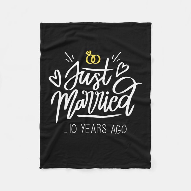 Couverture Polaire  | 10e anniversaire du Mariage (Devant)