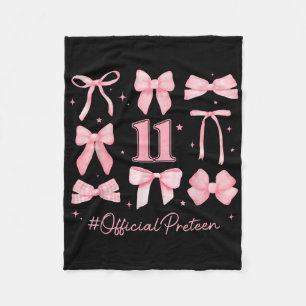 Couverture Polaire 11 Anniversaire Fille 11e Anniversaire Coquette B