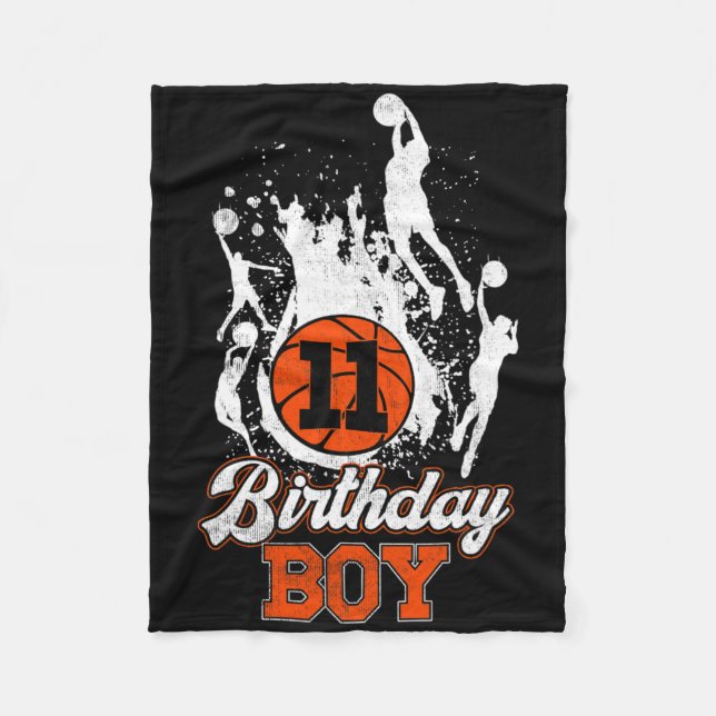 Couverture Polaire 11e anniversaire Bysketbyll thème Anniversaire gar (Devant)