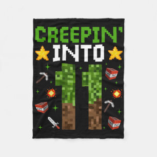 Couverture Polaire 11e Anniversaire Gamer Pixel Creepin’ In 11 Vidéo 