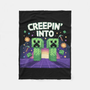Couverture Polaire 11e Anniversaire Gamer Pixel Creepin’ In 11 Vidéo 