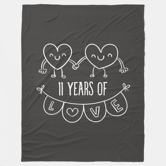 Couverture Polaire 11e Anniversary Poison de Chalk Hearts (Devant)