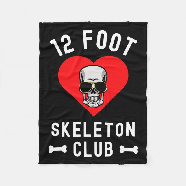Couverture Polaire 12 Foot Skeleton Club Giant Skelly Gles Valentine' (Devant)