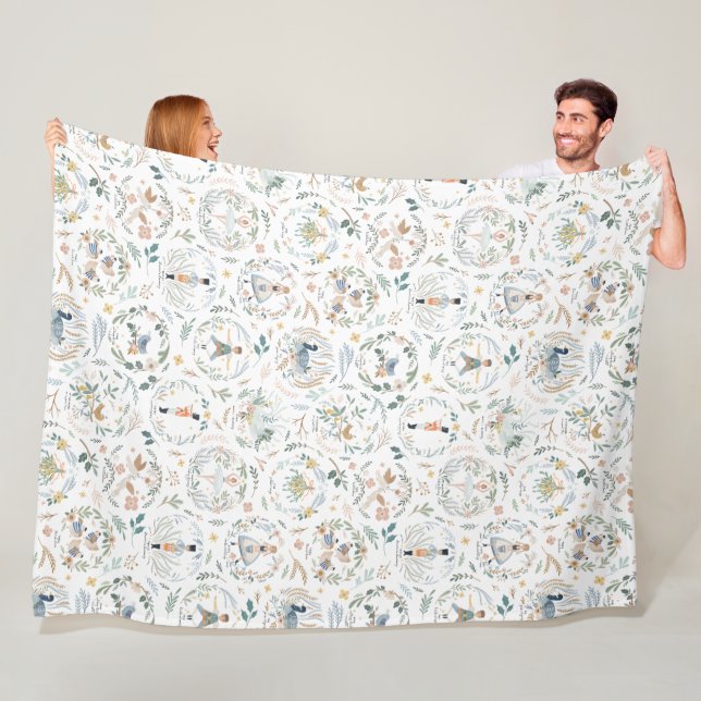 Couverture Polaire 12 Jours de Noël (En situation)