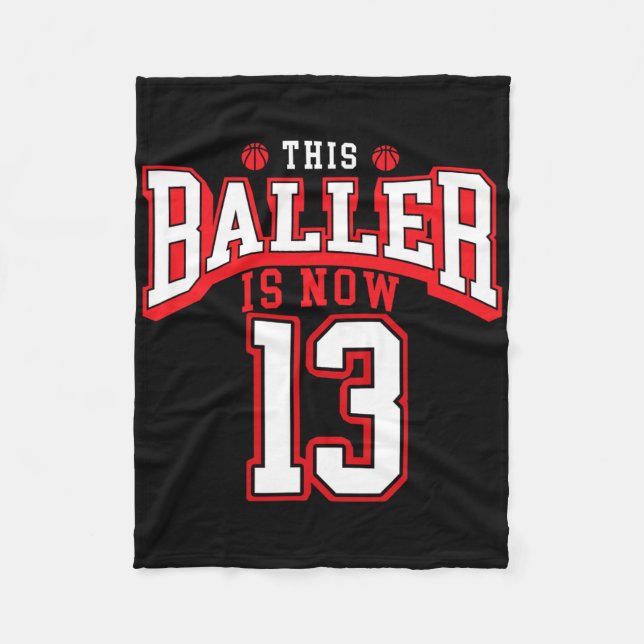 Couverture Polaire 13e anniversaire Bysketbyll Lover 13 ans Anniversa (Devant)